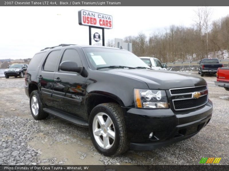 Black / Dark Titanium/Light Titanium 2007 Chevrolet Tahoe LTZ 4x4