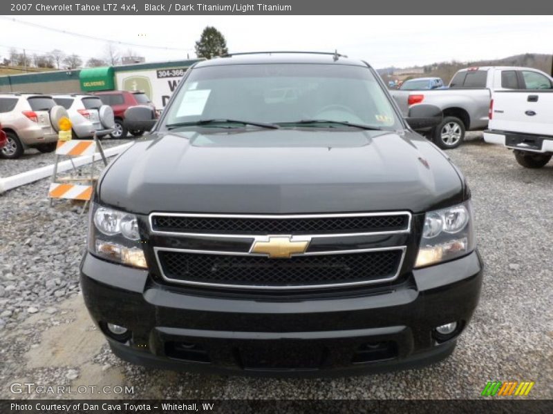 Black / Dark Titanium/Light Titanium 2007 Chevrolet Tahoe LTZ 4x4