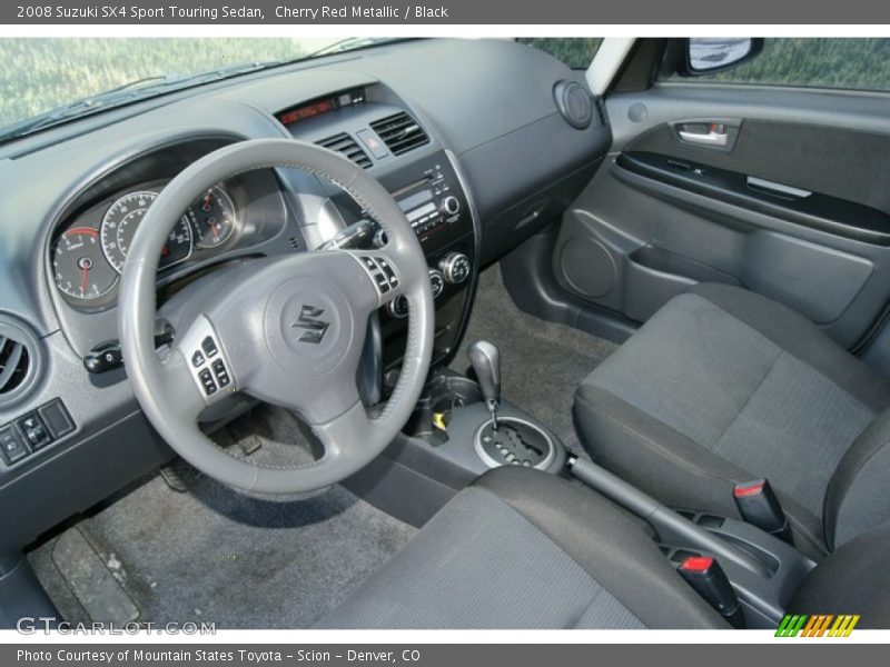 Cherry Red Metallic / Black 2008 Suzuki SX4 Sport Touring Sedan