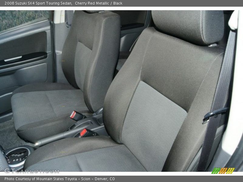 Cherry Red Metallic / Black 2008 Suzuki SX4 Sport Touring Sedan