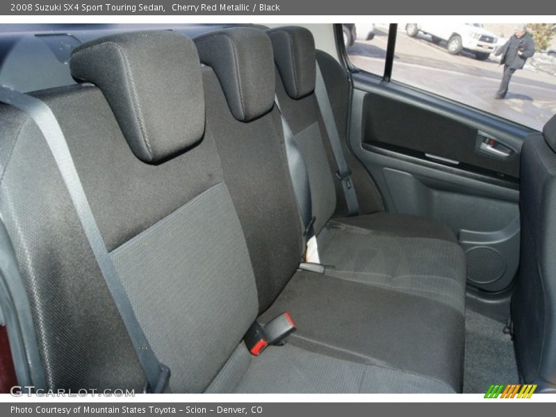 Cherry Red Metallic / Black 2008 Suzuki SX4 Sport Touring Sedan