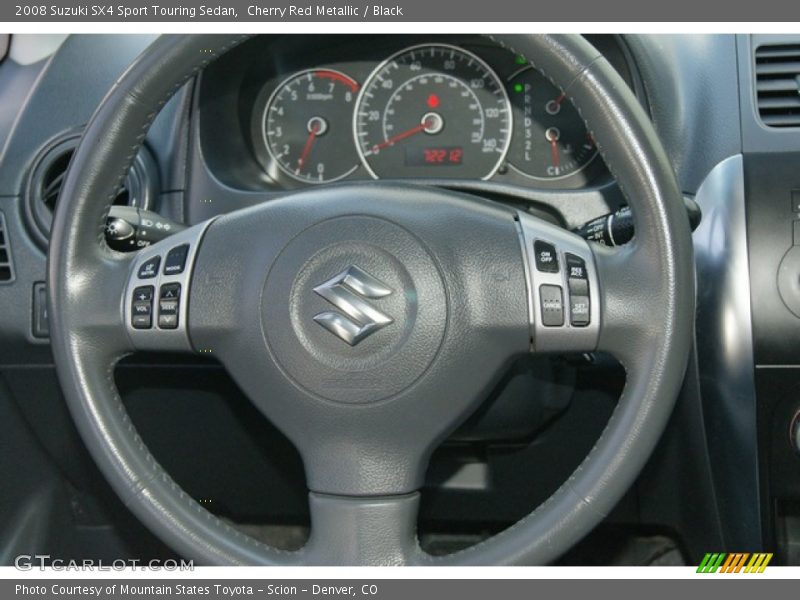 Cherry Red Metallic / Black 2008 Suzuki SX4 Sport Touring Sedan