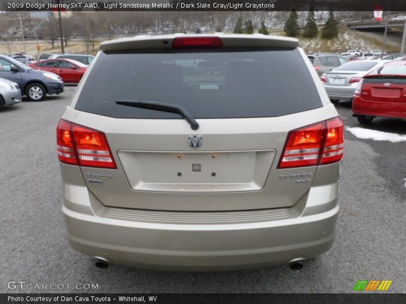 Light Sandstone Metallic / Dark Slate Gray/Light Graystone 2009 Dodge Journey SXT AWD