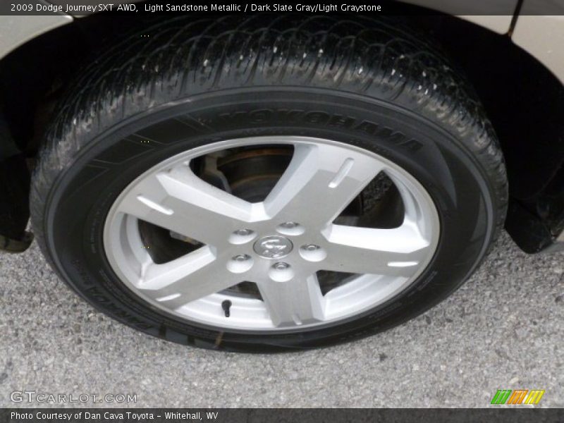 Light Sandstone Metallic / Dark Slate Gray/Light Graystone 2009 Dodge Journey SXT AWD