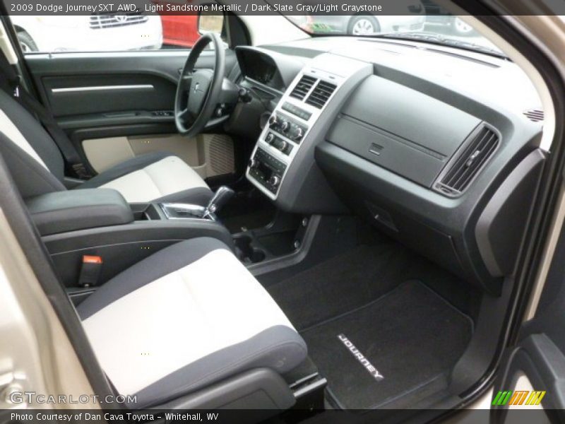 Light Sandstone Metallic / Dark Slate Gray/Light Graystone 2009 Dodge Journey SXT AWD