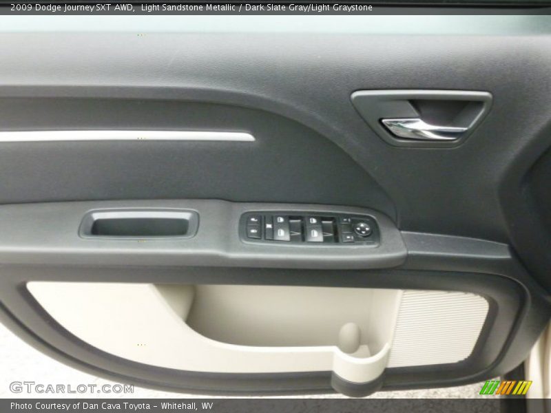 Light Sandstone Metallic / Dark Slate Gray/Light Graystone 2009 Dodge Journey SXT AWD