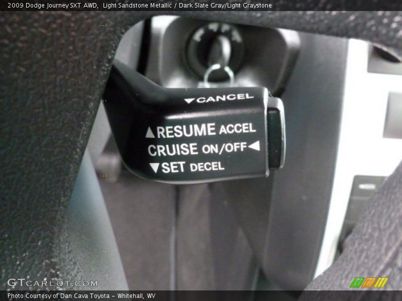 Light Sandstone Metallic / Dark Slate Gray/Light Graystone 2009 Dodge Journey SXT AWD