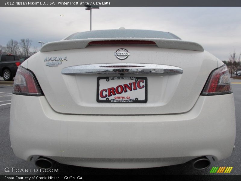Winter Frost White / Cafe Latte 2012 Nissan Maxima 3.5 SV