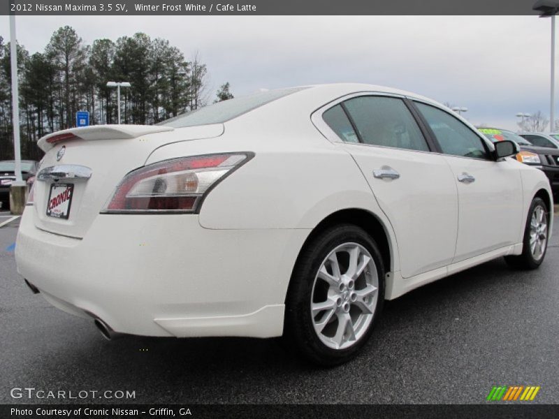 Winter Frost White / Cafe Latte 2012 Nissan Maxima 3.5 SV