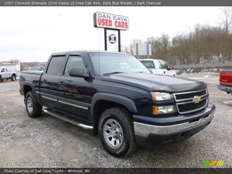 Dark Blue Metallic / Dark Charcoal 2007 Chevrolet Silverado 1500 Classic LS Crew Cab 4x4