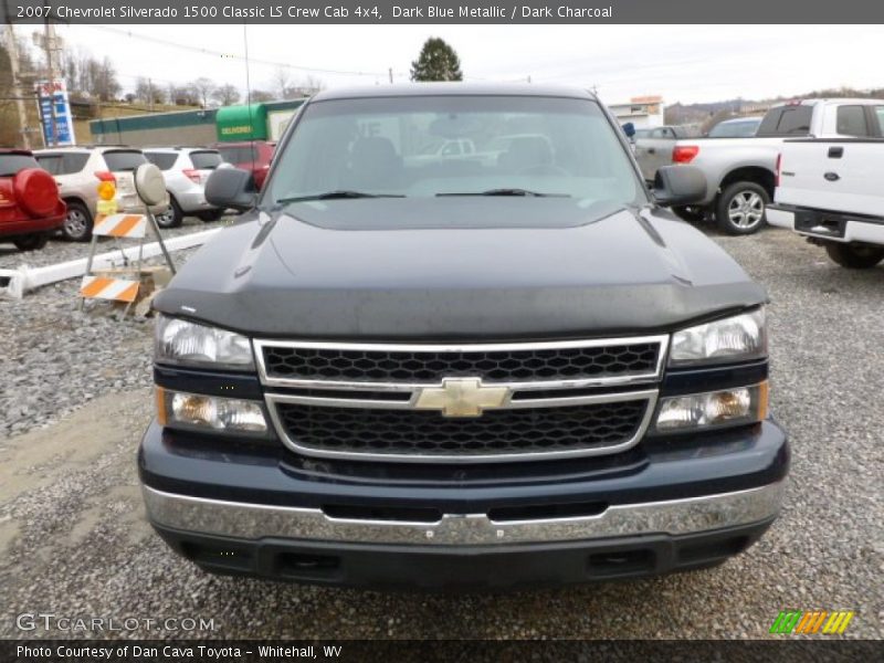 Dark Blue Metallic / Dark Charcoal 2007 Chevrolet Silverado 1500 Classic LS Crew Cab 4x4