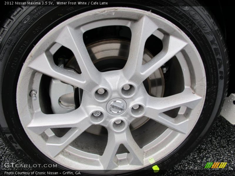 Winter Frost White / Cafe Latte 2012 Nissan Maxima 3.5 SV