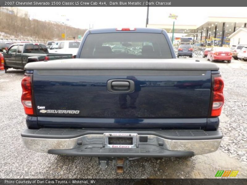 Dark Blue Metallic / Dark Charcoal 2007 Chevrolet Silverado 1500 Classic LS Crew Cab 4x4