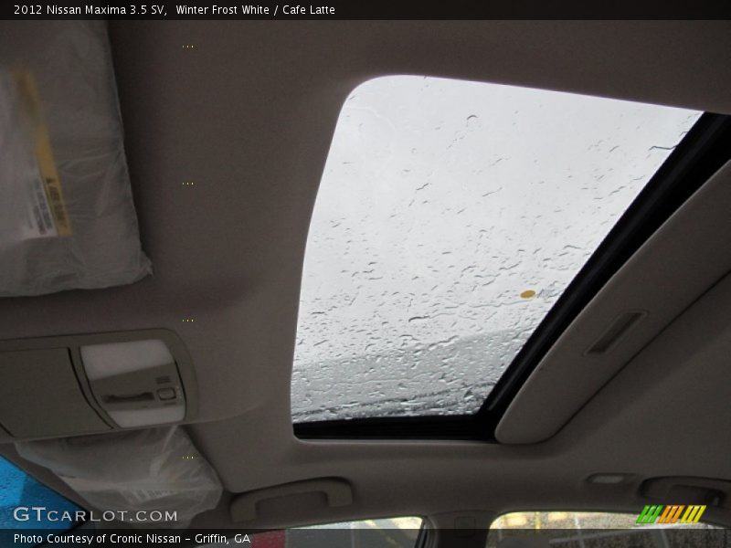 Winter Frost White / Cafe Latte 2012 Nissan Maxima 3.5 SV