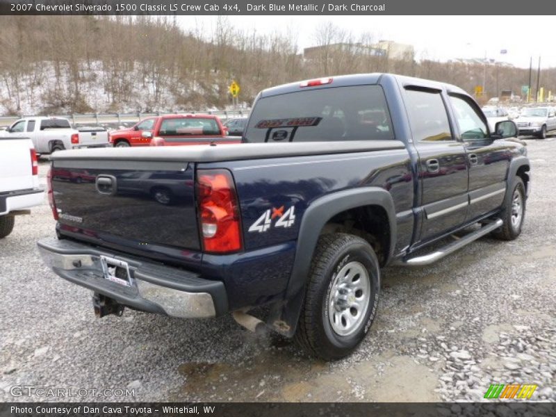 Dark Blue Metallic / Dark Charcoal 2007 Chevrolet Silverado 1500 Classic LS Crew Cab 4x4