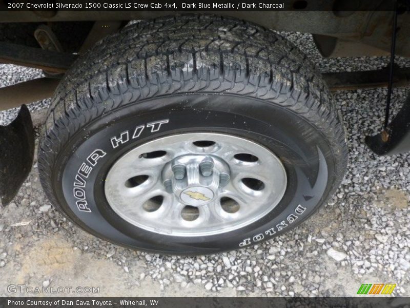 Dark Blue Metallic / Dark Charcoal 2007 Chevrolet Silverado 1500 Classic LS Crew Cab 4x4