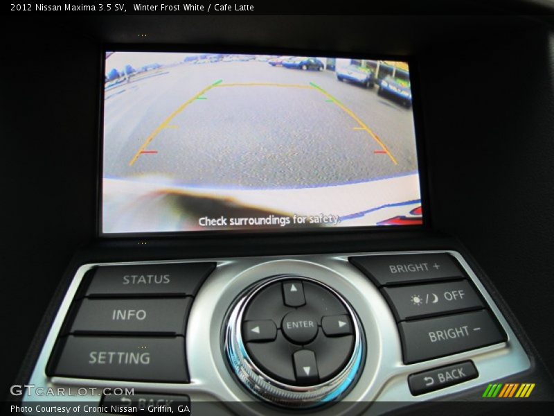 Winter Frost White / Cafe Latte 2012 Nissan Maxima 3.5 SV