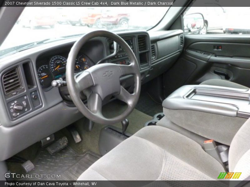 Dark Blue Metallic / Dark Charcoal 2007 Chevrolet Silverado 1500 Classic LS Crew Cab 4x4