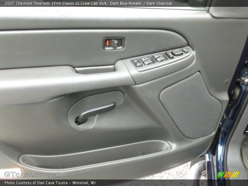 Dark Blue Metallic / Dark Charcoal 2007 Chevrolet Silverado 1500 Classic LS Crew Cab 4x4