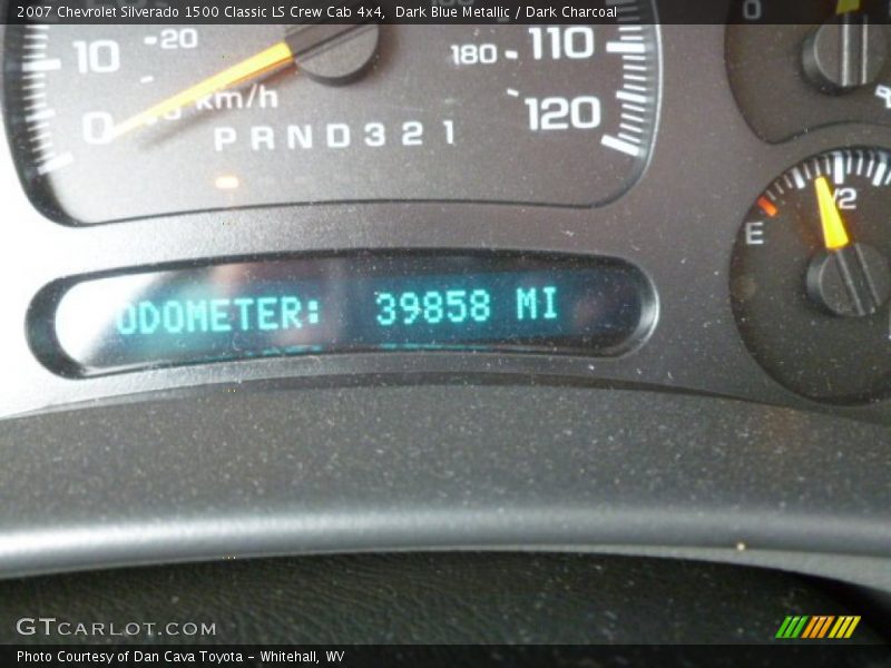 Dark Blue Metallic / Dark Charcoal 2007 Chevrolet Silverado 1500 Classic LS Crew Cab 4x4