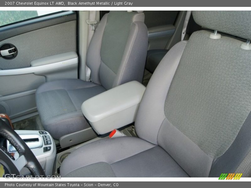 Black Amethyst Metallic / Light Gray 2007 Chevrolet Equinox LT AWD