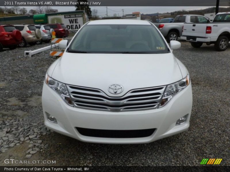 Blizzard Pearl White / Ivory 2011 Toyota Venza V6 AWD