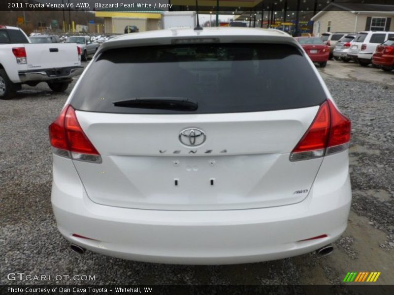 Blizzard Pearl White / Ivory 2011 Toyota Venza V6 AWD