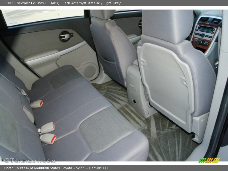 Black Amethyst Metallic / Light Gray 2007 Chevrolet Equinox LT AWD