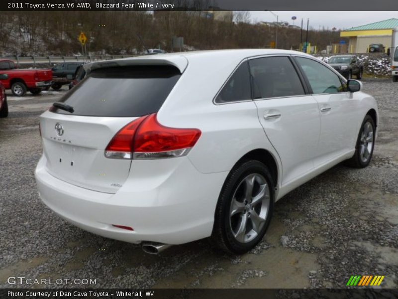Blizzard Pearl White / Ivory 2011 Toyota Venza V6 AWD