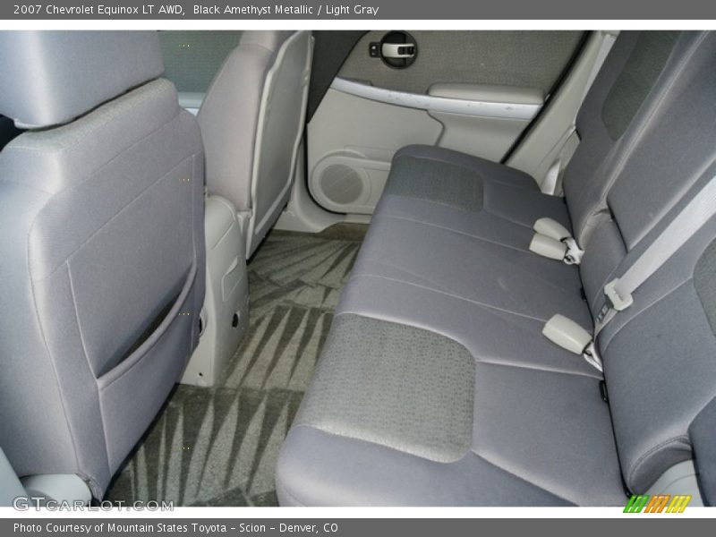 Black Amethyst Metallic / Light Gray 2007 Chevrolet Equinox LT AWD