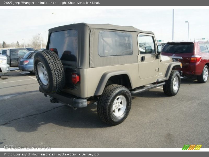 Light Khaki Metallic / Khaki 2005 Jeep Wrangler Unlimited 4x4