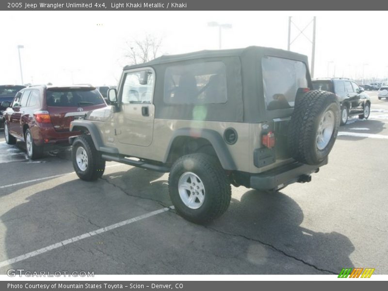 Light Khaki Metallic / Khaki 2005 Jeep Wrangler Unlimited 4x4