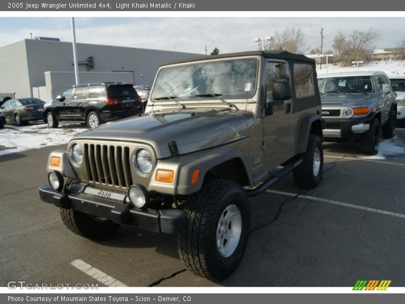 Light Khaki Metallic / Khaki 2005 Jeep Wrangler Unlimited 4x4