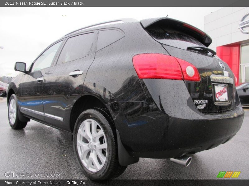 Super Black / Black 2012 Nissan Rogue SL