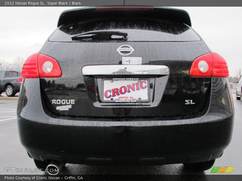 Super Black / Black 2012 Nissan Rogue SL