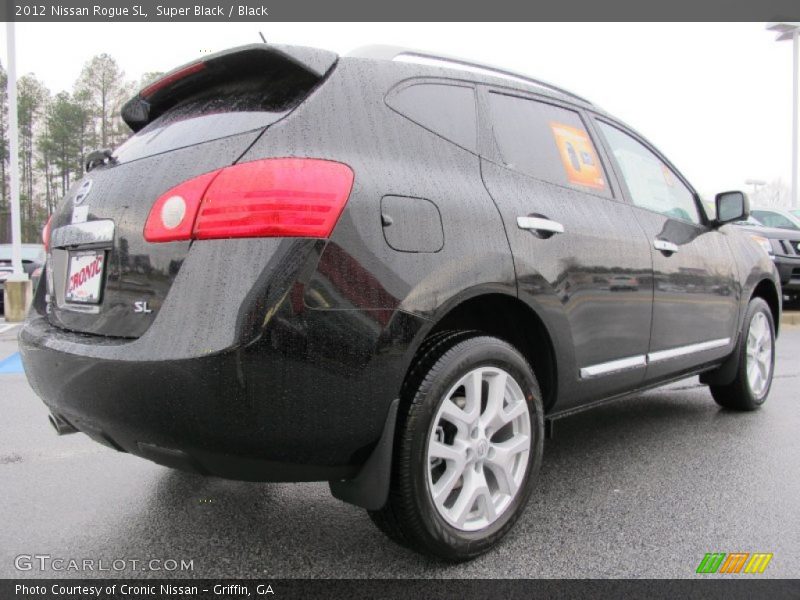 Super Black / Black 2012 Nissan Rogue SL