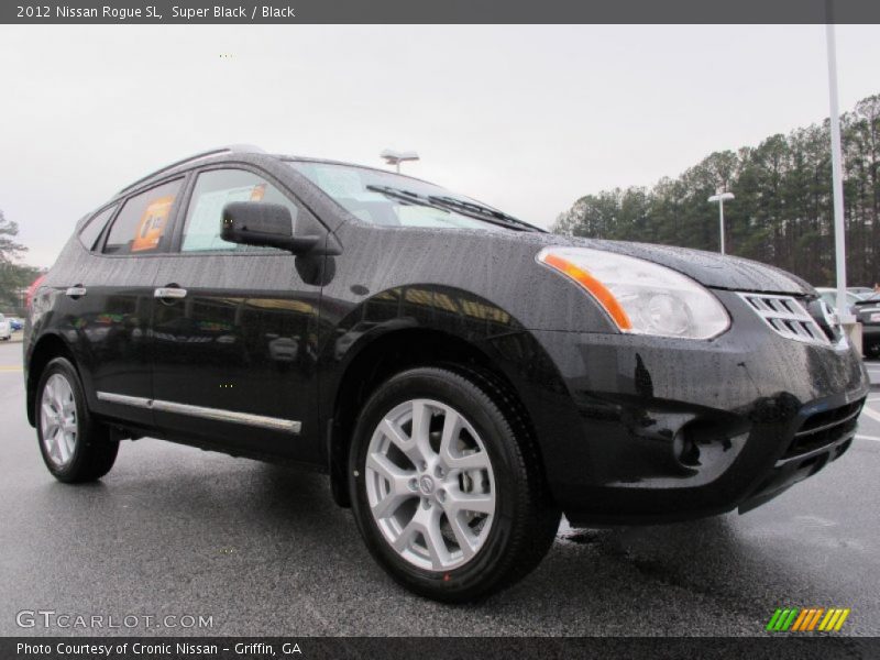 Super Black / Black 2012 Nissan Rogue SL