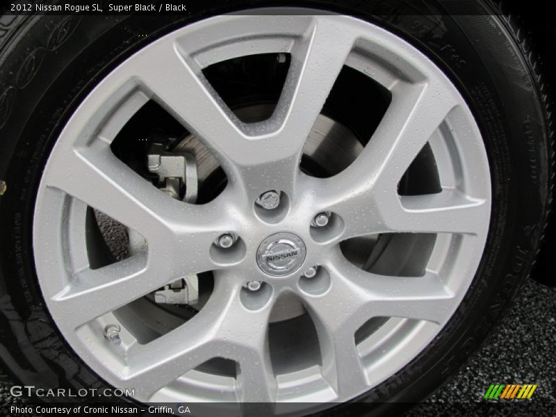 Super Black / Black 2012 Nissan Rogue SL