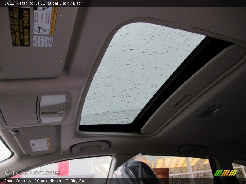 Super Black / Black 2012 Nissan Rogue SL