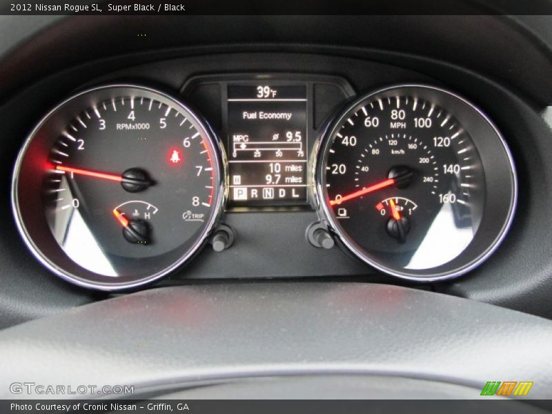 Super Black / Black 2012 Nissan Rogue SL