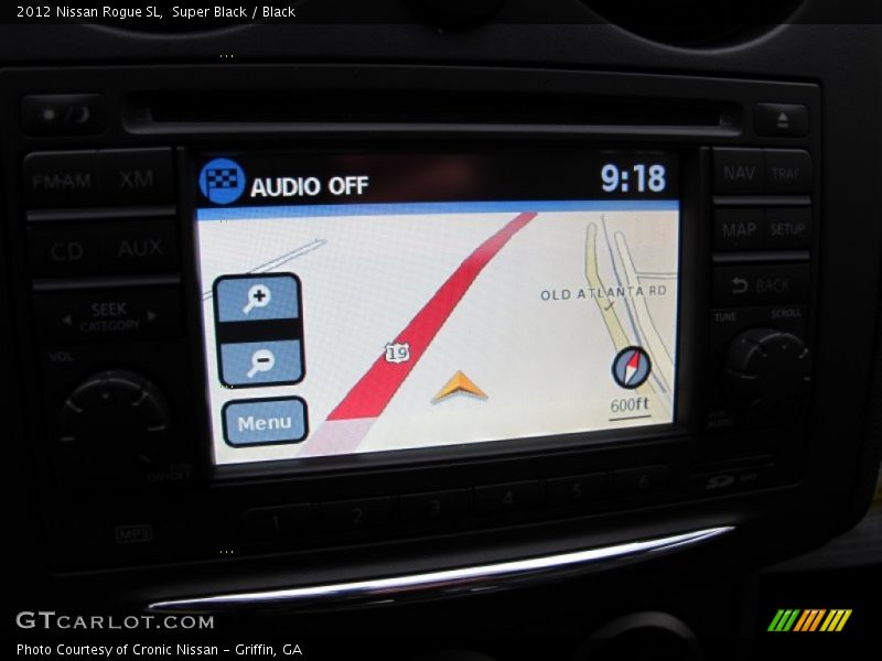 Super Black / Black 2012 Nissan Rogue SL
