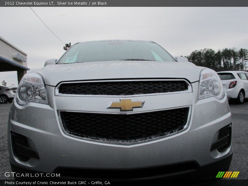Silver Ice Metallic / Jet Black 2012 Chevrolet Equinox LT