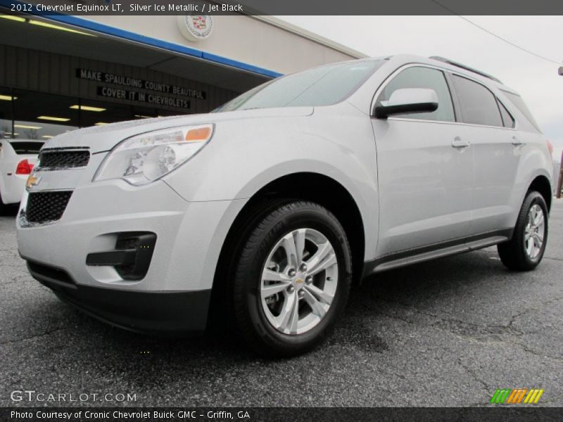 Silver Ice Metallic / Jet Black 2012 Chevrolet Equinox LT