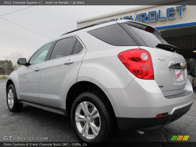 Silver Ice Metallic / Jet Black 2012 Chevrolet Equinox LT