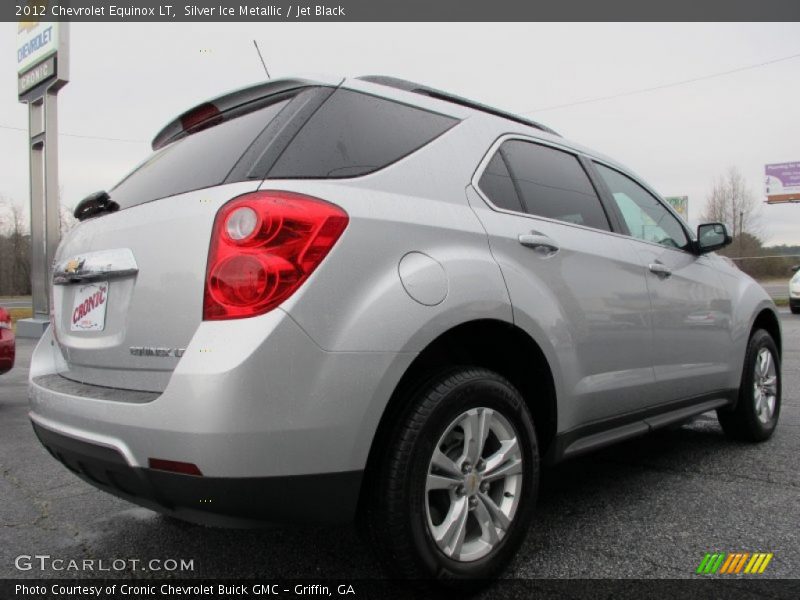 Silver Ice Metallic / Jet Black 2012 Chevrolet Equinox LT
