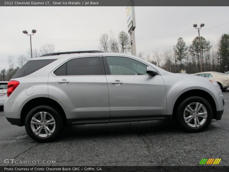 Silver Ice Metallic / Jet Black 2012 Chevrolet Equinox LT