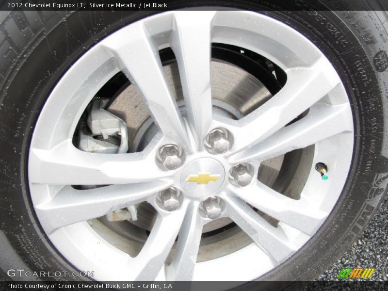 Silver Ice Metallic / Jet Black 2012 Chevrolet Equinox LT