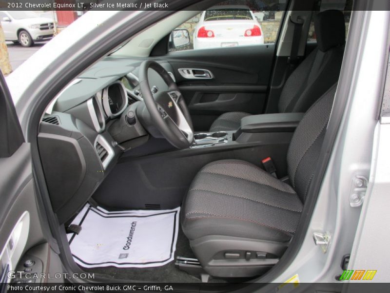 Silver Ice Metallic / Jet Black 2012 Chevrolet Equinox LT