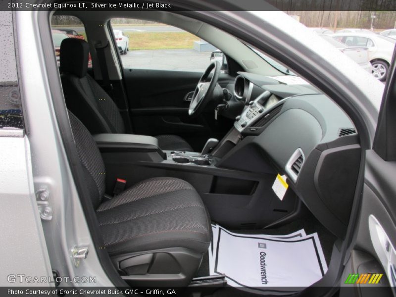Silver Ice Metallic / Jet Black 2012 Chevrolet Equinox LT