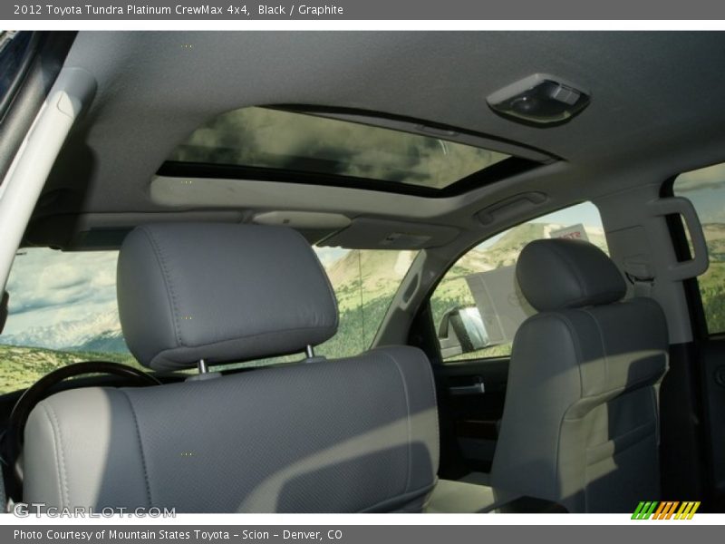 Black / Graphite 2012 Toyota Tundra Platinum CrewMax 4x4